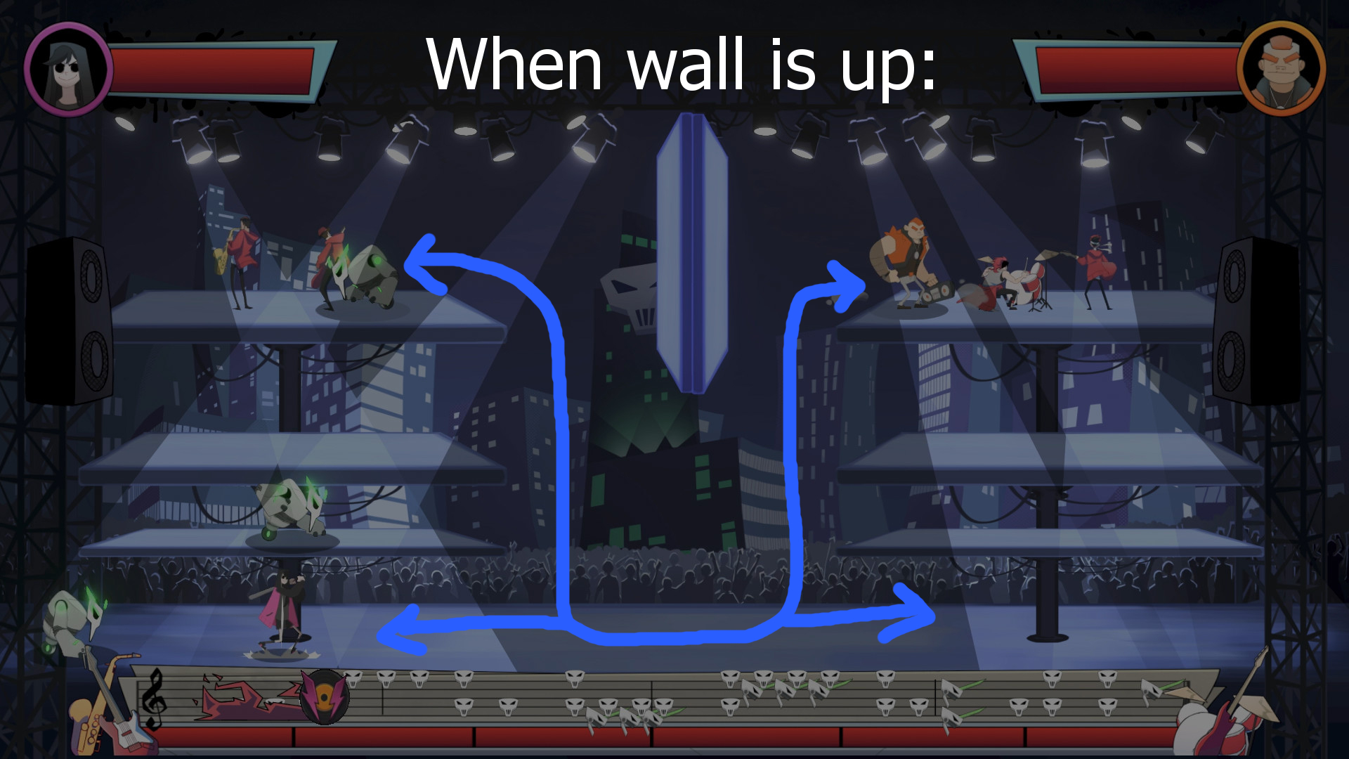 When wall is up